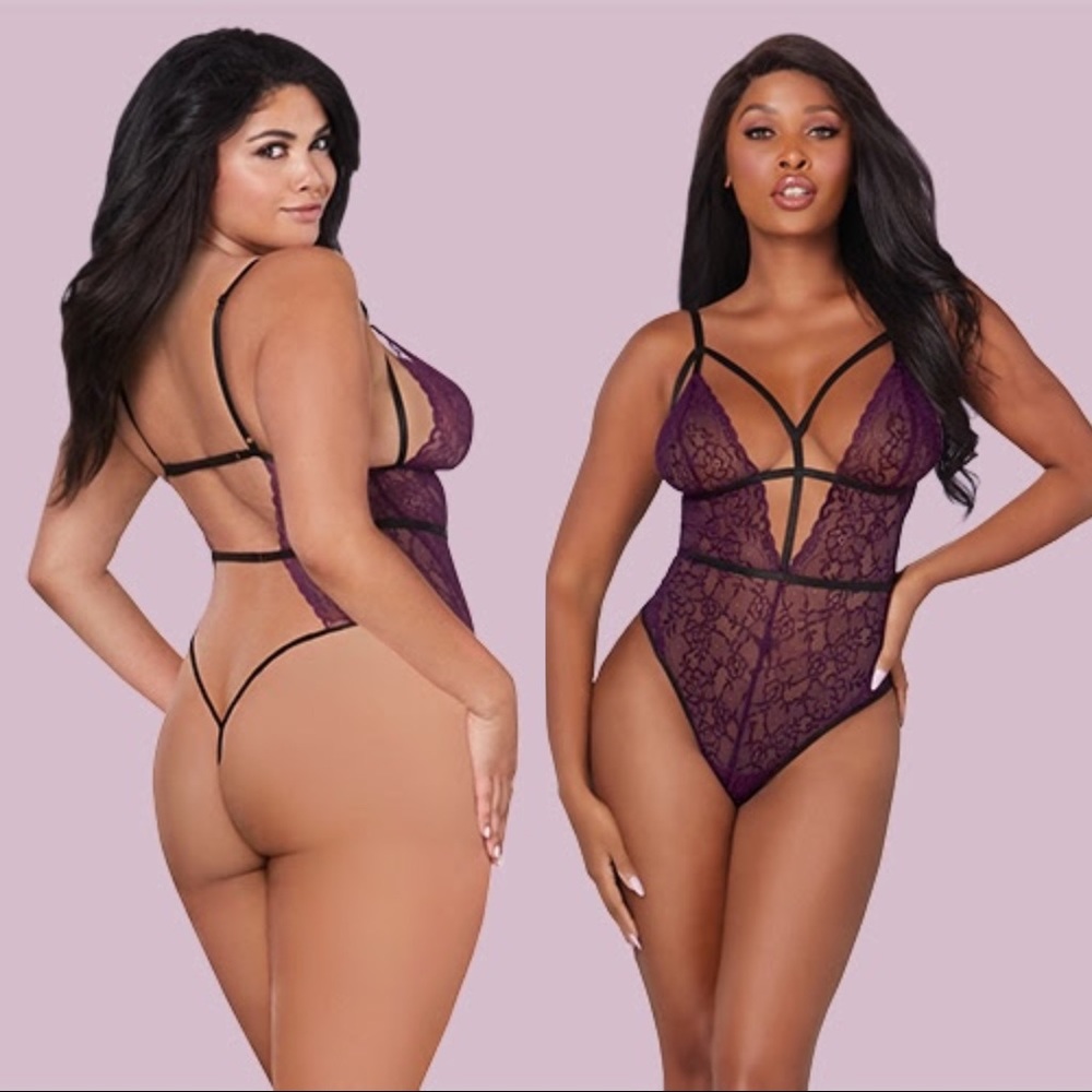 Strappy G-String Teddy Lingerie